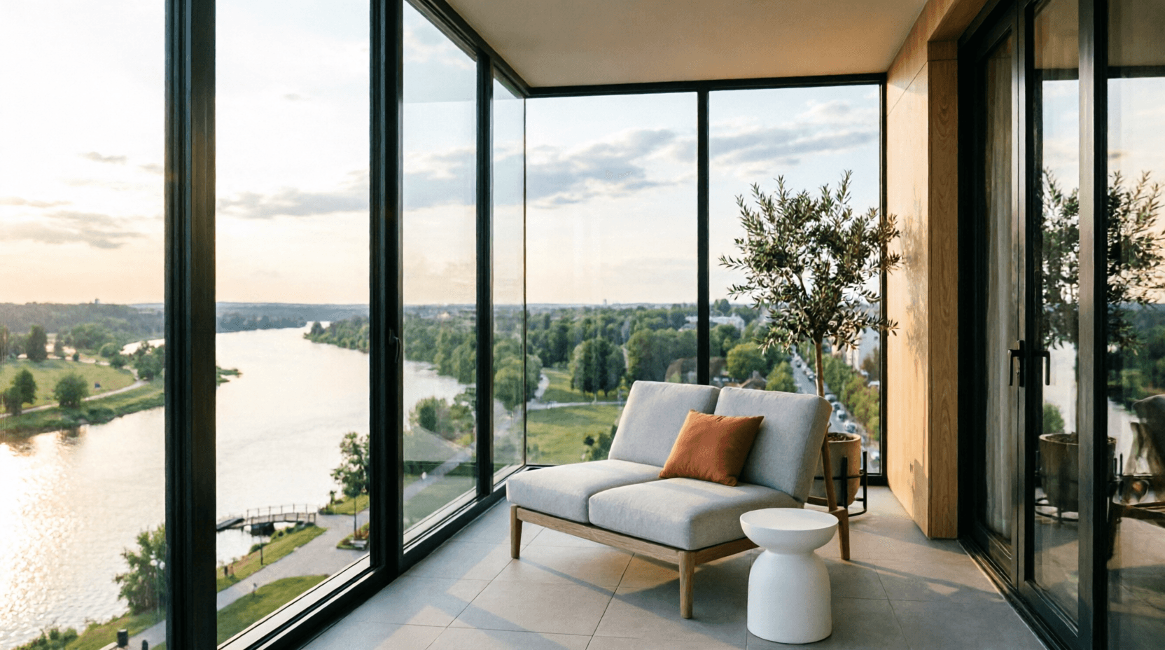 Роскошная студия люкс около реки Салгир 2