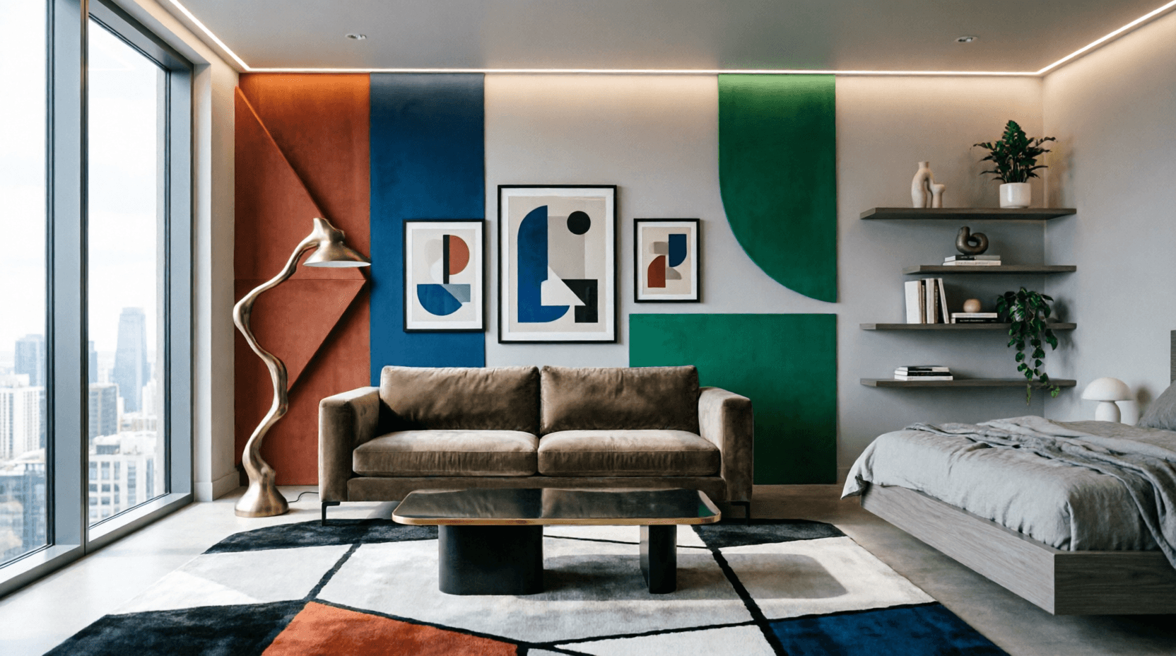 Стильная дизайнерская однушка с характером